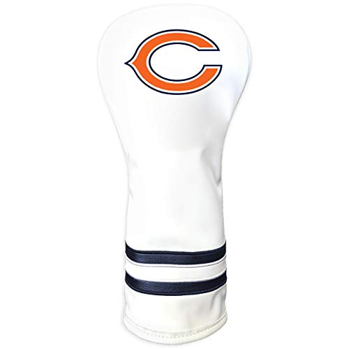 Team Golf NFL Chicago Bears Golfschlägerhaube, Retro-Design, hochwertig, Weiß von Team Golf