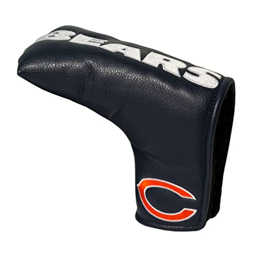 Team Golf NFL Chicago Bears Vintage Blade Putter Cover Golf Club Vintage Blade Putter Headcover, passgenaues Design, passend für Scotty Cameron, Taylormade, Odyssey, Titleist, Ping, Callaway von Team Golf