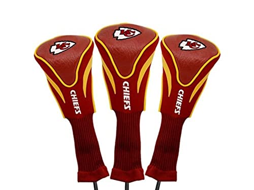 Team Golf NFL Kansas City Chiefs Kopfbedeckung, Verschiedene Teamfarben, 3 Stück von Team Golf