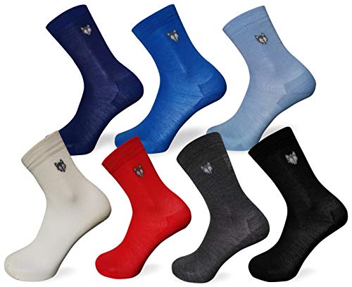 TEAM MAGNUS Tundra wolf Wollsocken 3 Paar - 80% Wolle mit Elasthan für die Passform - extrem warm, bequem und dünn von TEAM MAGNUS