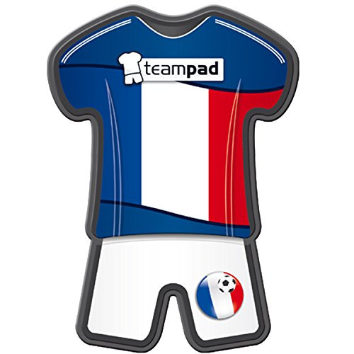 Teampad Autohalterung für Handy Navi Fahne Fussball EM & WM Länderflagge Fanartikel Land Flagge Fan Trikot WM & EM Fanartikel Frankreich von Teampad