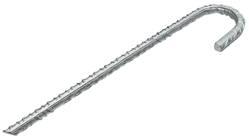 Bodenanker XL (Metall) - ø 12 mm, Länge: 38 cm von Teamsportbedarf.de