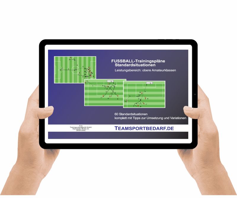 Download Fußball Trainingspläne (60 Übungen) - Standardsituationen von Teamsportbedarf.de