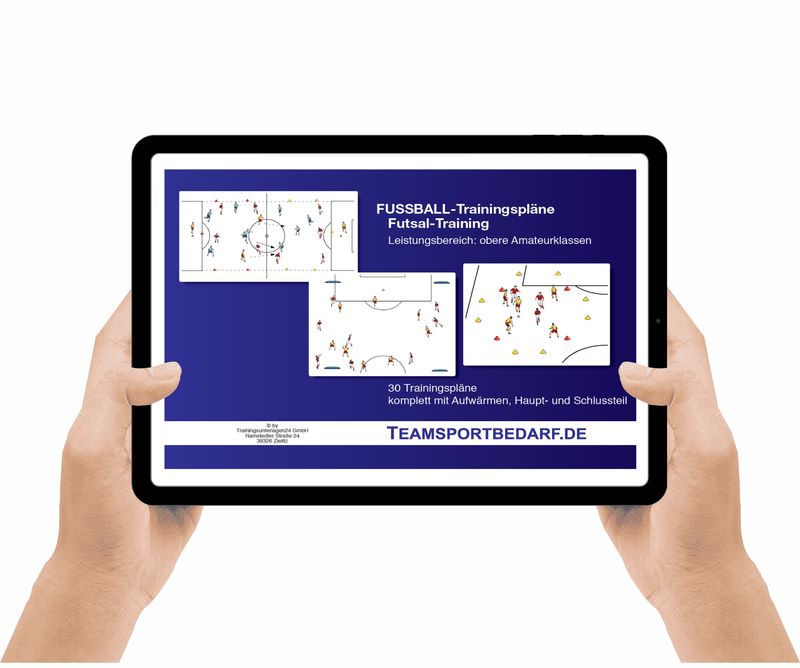 Download Fußball Trainingspläne (90 Übungen) - Futsal-Training von Teamsportbedarf.de