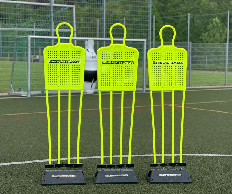 Freistoß-Trainingsdummy (Profi) 180 cm - Farbe: Neongelb von Teamsportbedarf.de