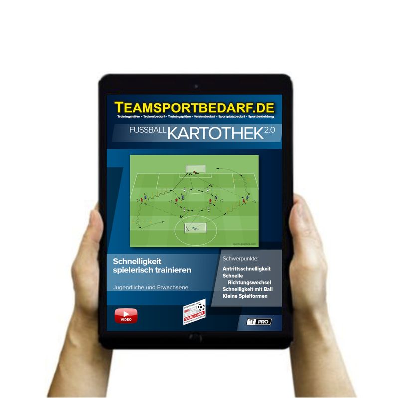 Fußball Download (86 Übungen) - Schnelligkeit spielerisch trainieren von Teamsportbedarf.de