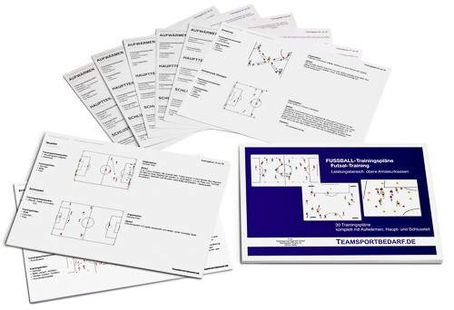 Fußball Trainingspläne (45 Übungen) - Futsal-Training von Teamsportbedarf.de