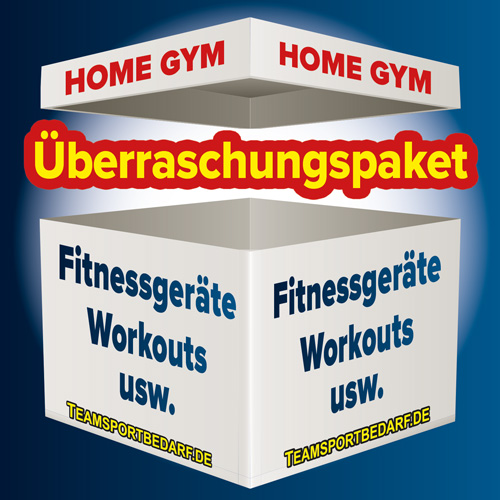 Überraschungspaket HOME GYM (150 für 49,90 €) - Fitnessgeräte, Workouts, usw. von Teamsportbedarf.de