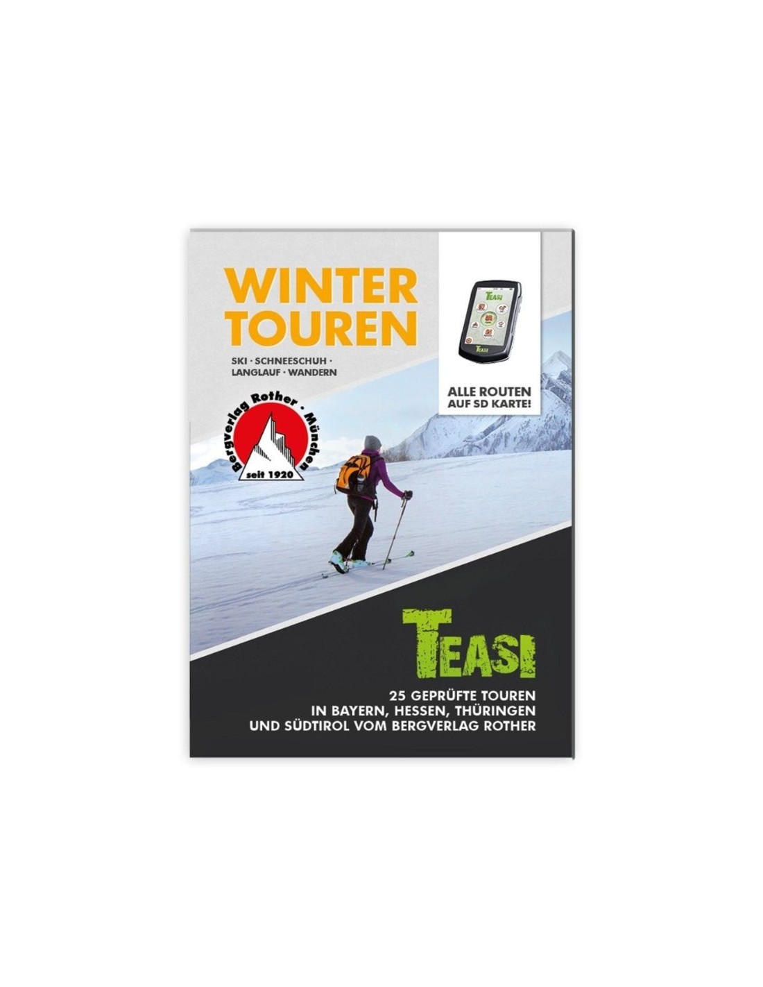 TEASI Wintertouren inkl. 25 Wanderrouten GPS Zubehör - Freizeit-, Wander- und Topografische Karten, von Teasi