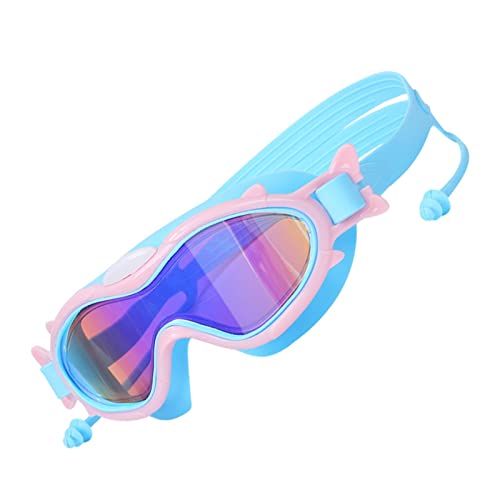 Tebinzi Kinder-Schwimmbrille | klare Sicht, trockene Schwimmbrille | Anti-UV-Schutzbrille für Kinder, Anti-Beschlag, Schwimmbrille mit Anti-Beschlag-Design für Schnorcheln, Tauchen, Schwimmen von Tebinzi