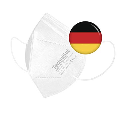 TechniSat FFP2 Maske CE zertifiziert Made in Germany 5 Stück von TechniSat