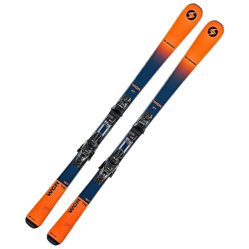 Ski Alpinski Rennski - Blizzard WCR - Full Camber Rocker - inkl. Bindung Marker TLT 10 Demo Z3-10 - für fortgeschrittene Fahrer (160cm, orange) von Tecnica