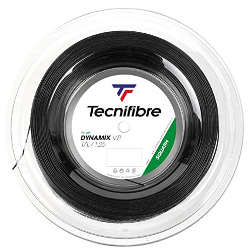 Tecnifibre 200M-DNAMX Squash-Saite für Erwachsene, schwarz, 1,25 Gauge von Tecnifibre