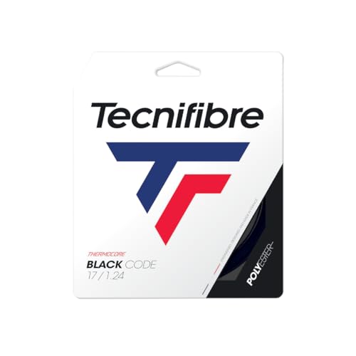 Tecnifibre Black Code 12m String Set Black von Tecnifibre