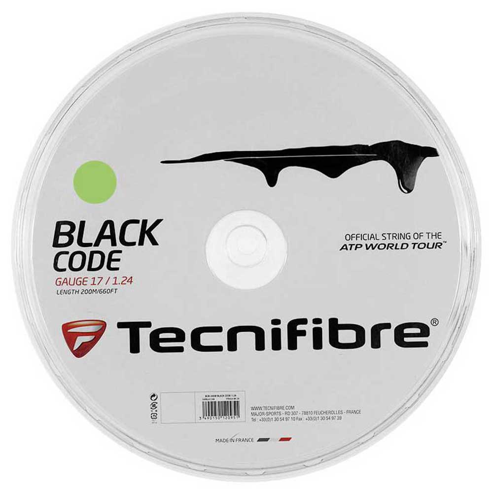 Tecnifibre Black Code 200 M Tennis Reel String Gelb 1.24 mm von Tecnifibre