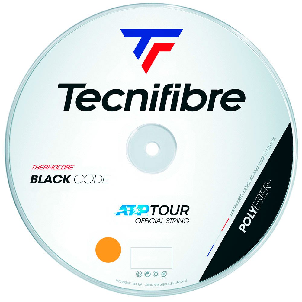 Tecnifibre Black Code 200 M Tennis Reel String Orange 1.24 mm von Tecnifibre