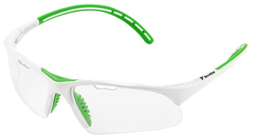 Tecnifibre Squash-Brille White Green Squashbrille, weiß/grün, one Size von Tecnifibre