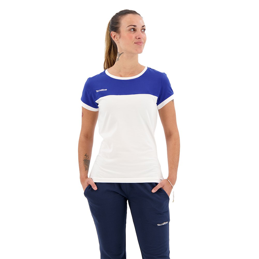 Tecnifibre F1 Stretch Short Sleeve T-shirt Weiß S Frau von Tecnifibre