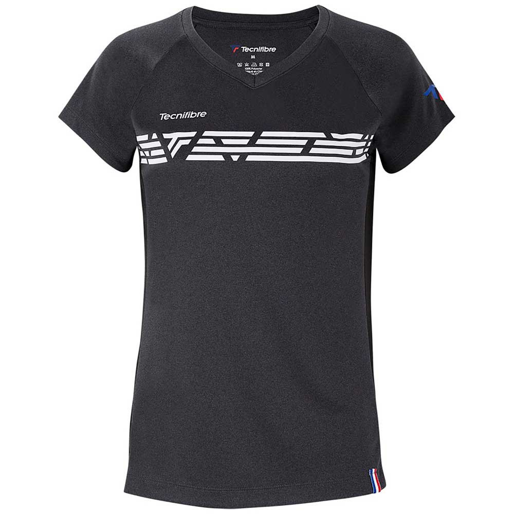 Tecnifibre F2 Airmesh Short Sleeve T-shirt Schwarz 6-8 Years Junge von Tecnifibre