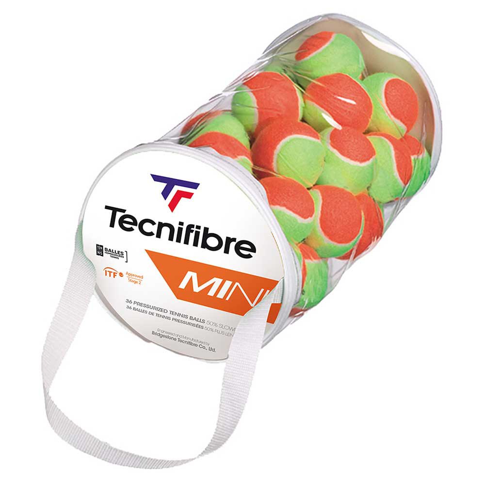 Tecnifibre Mini Tennis Balls Bag 36 Balls Durchsichtig von Tecnifibre