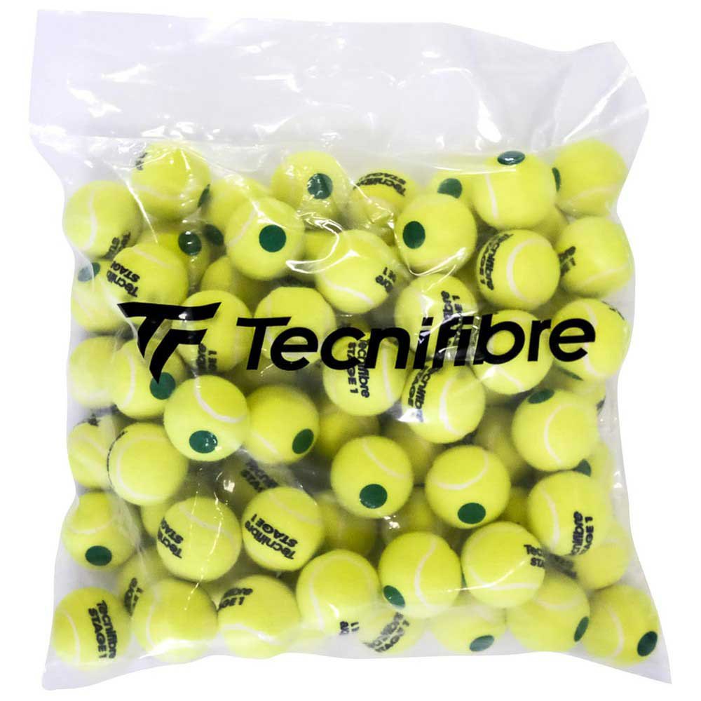 Tecnifibre Stage Balls Bag 144 Balls Gelb von Tecnifibre