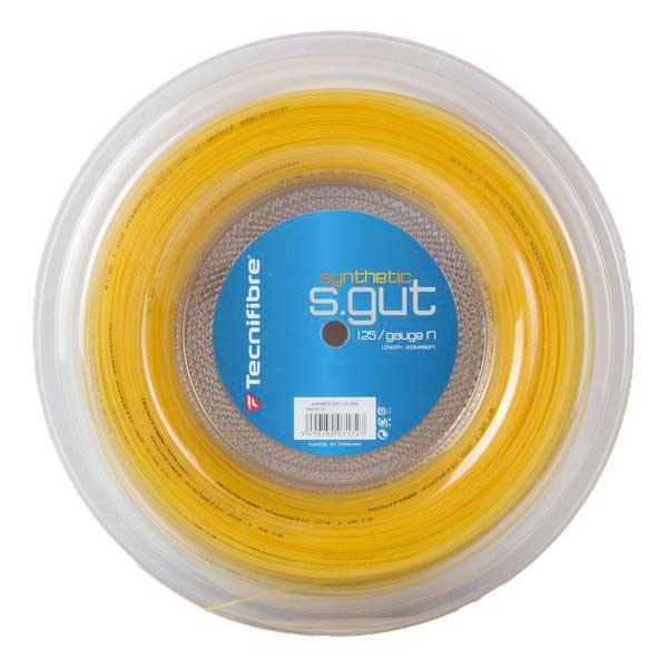 Tecnifibre Synthetic Gut 200 M Tennis Reel String Gelb 1.25 mm von Tecnifibre