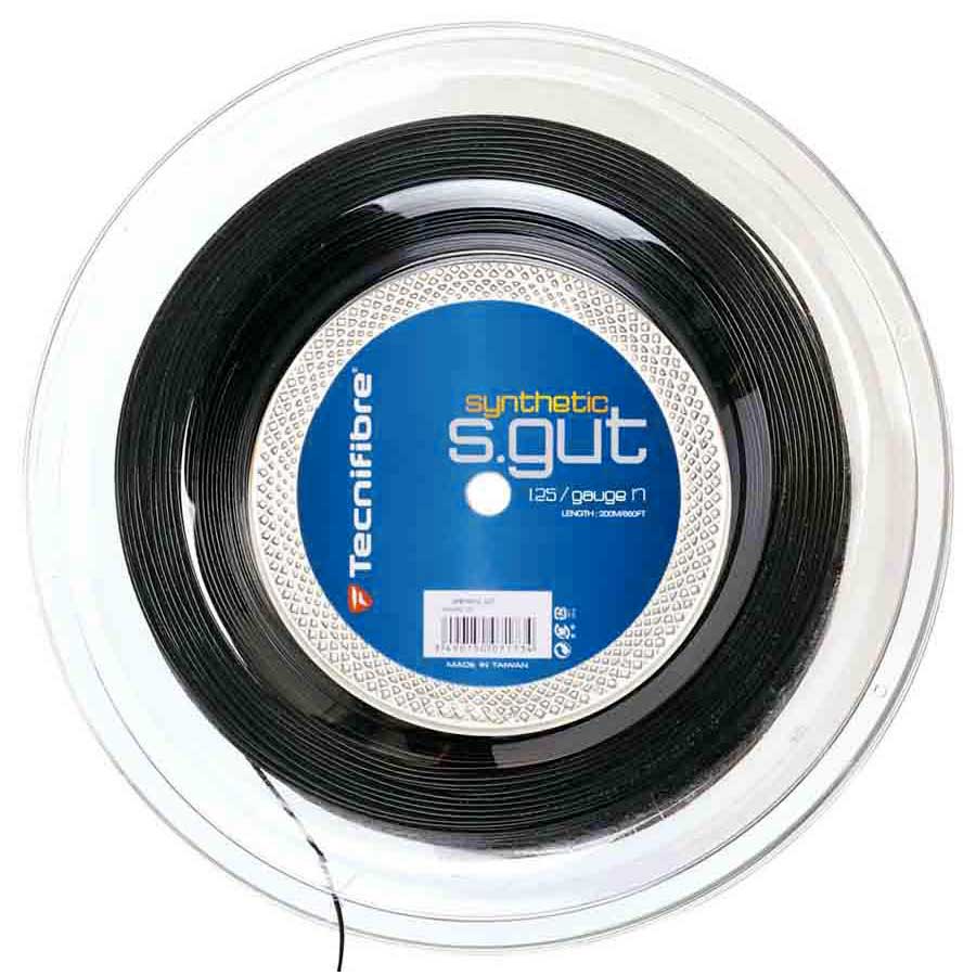 Tecnifibre Synthetic Gut 200 M Tennis Reel String Schwarz 1.25 mm von Tecnifibre