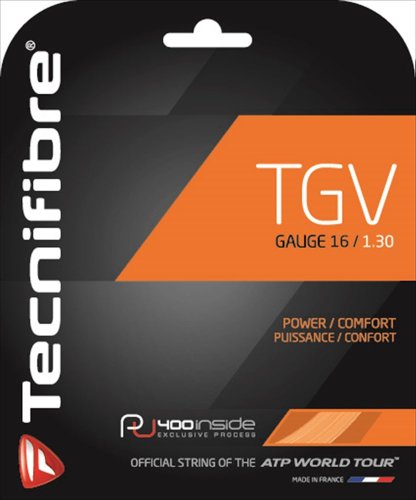 Tecnifibre TGV Saitensatz-Off-White, 1,3 mm, Cremeweiß, 1.3 mm von Tecnifibre