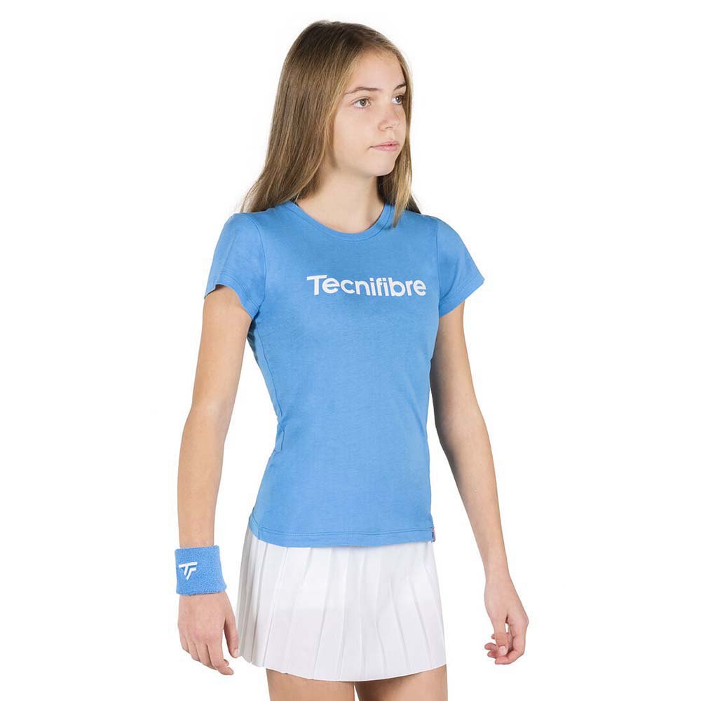 Tecnifibre Team Cotton Short Sleeve T-shirt Blau 10-12 Years Junge von Tecnifibre