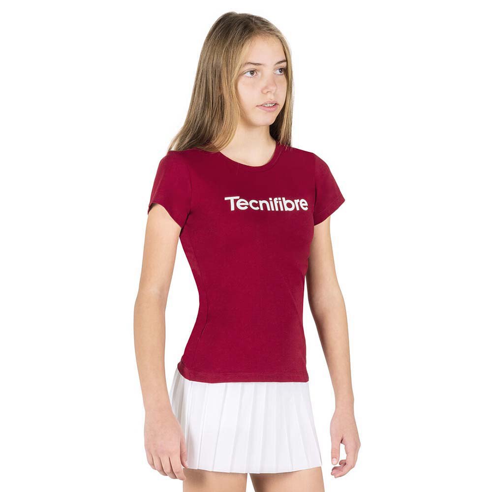 Tecnifibre Team Cotton Short Sleeve T-shirt Rot 8-10 Years Junge von Tecnifibre