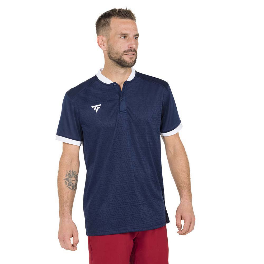 Tecnifibre Team Mesh Short Sleeve Polo Blau M Mann von Tecnifibre