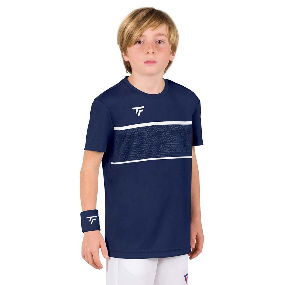 Tecnifibre Team Tech Short Sleeve T-shirt Blau 6-8 Years Junge von Tecnifibre