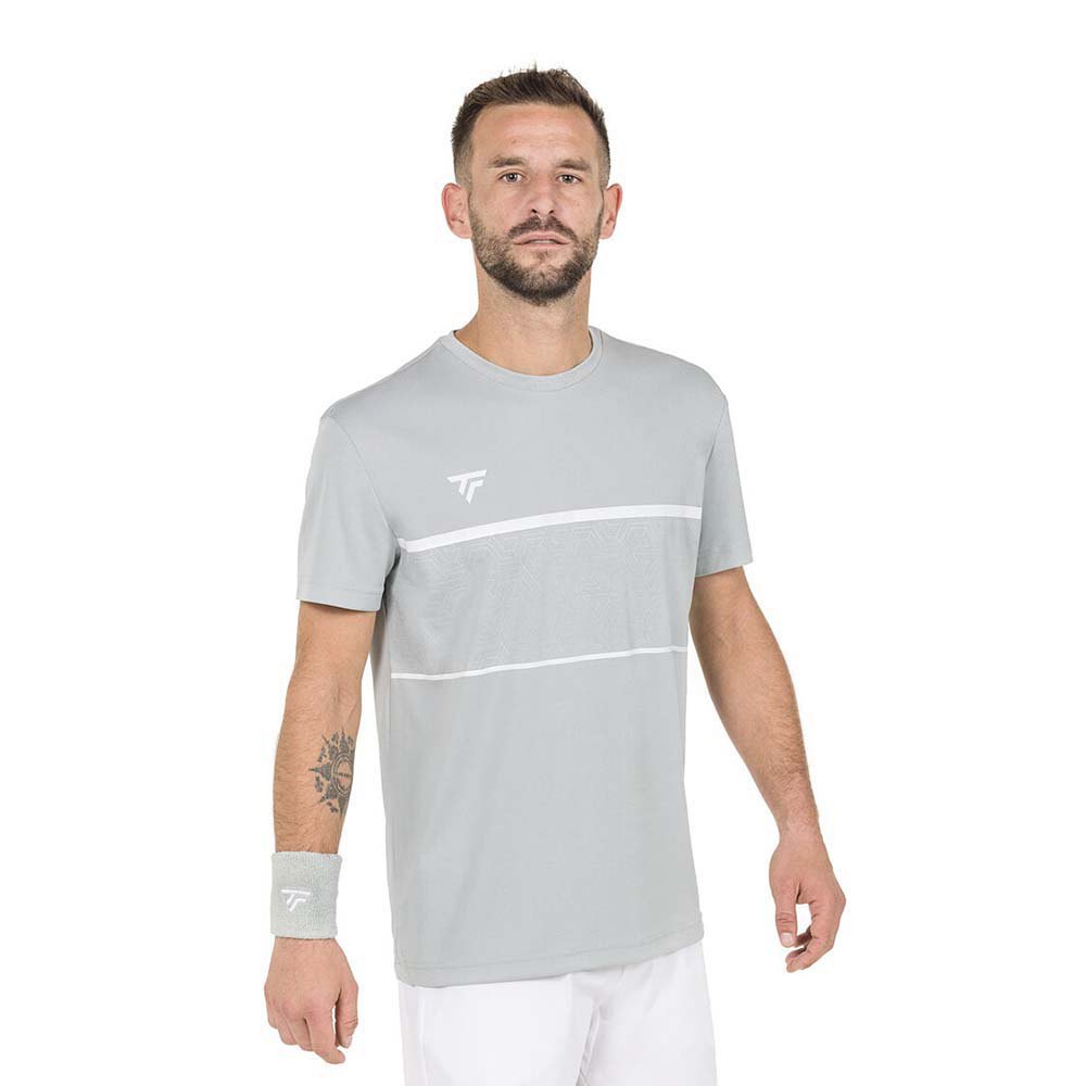 Tecnifibre Team Tech Short Sleeve T-shirt Grau 2XL Mann von Tecnifibre