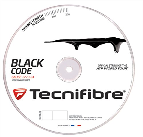 Tecnifibre Tennissaite TF Black Code 1.24 mm, 200 m, 116652 von Tecnifibre