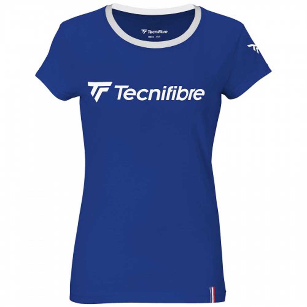Tecnifibre Training Short Sleeve T-shirt Blau L Frau von Tecnifibre