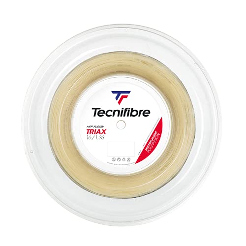 Tecnifibre Triax Tennissaite für Erwachsene, Unisex, Natur, 1,28/200 m von Tecnifibre