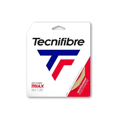 Tecnifibre Triax Tennissaite für Erwachsene, Unisex, Natur, 1,33/12 m von Tecnifibre