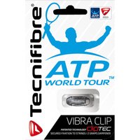Tecnifibre Vibra Clip Dämpfer 1er Pack-Transparent von Tecnifibre