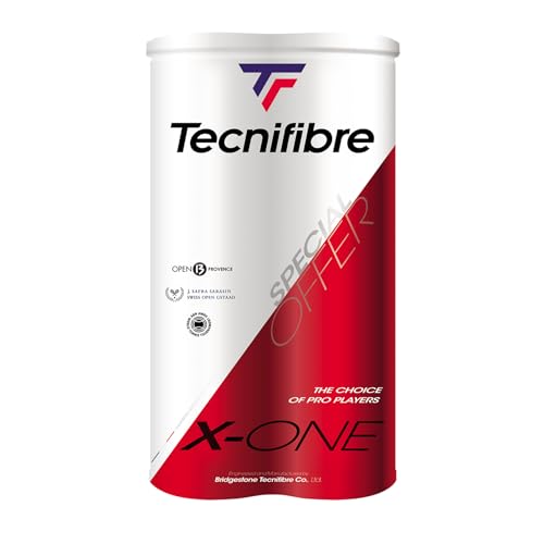 Tecnifibre Tennisbälle X-One Bi-Pack 2X 4er Dose von Tecnifibre