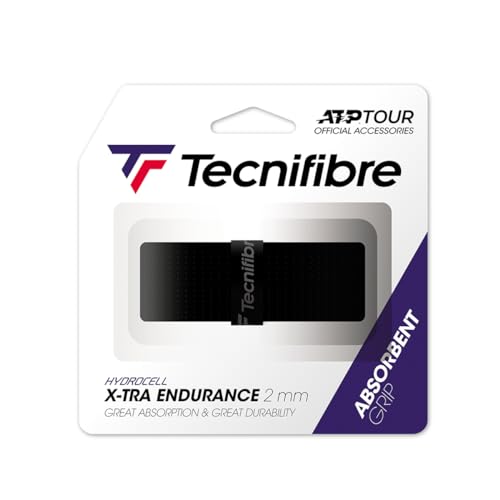 Tecnifibre X-TRA Endurance-Schwarz Overgrip, One Size von Tecnifibre