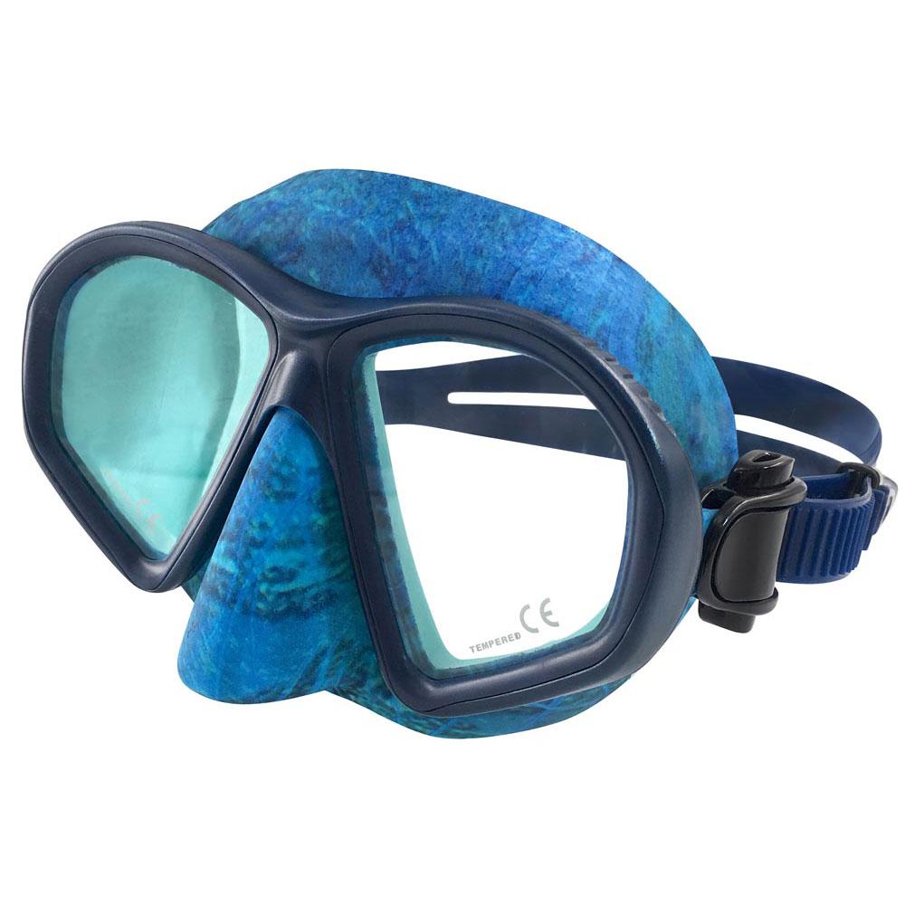 Tecnomar Camo Spearfishing Mask Blau von Tecnomar