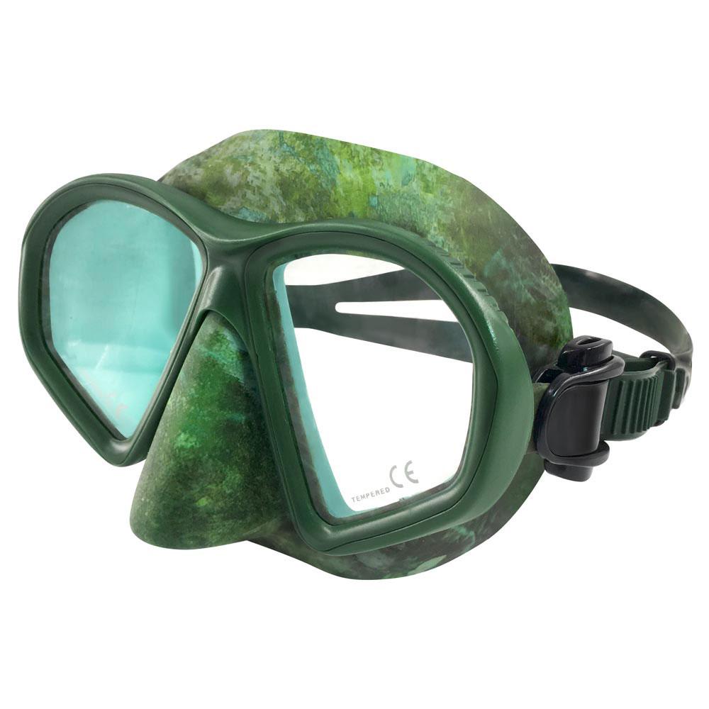 Tecnomar Camo Spearfishing Mask Grün von Tecnomar