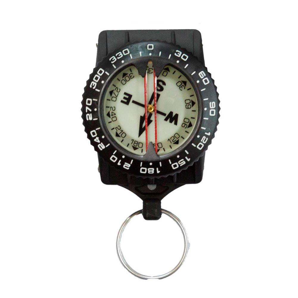 Tecnomar Compass With Inox Clip Schwarz von Tecnomar