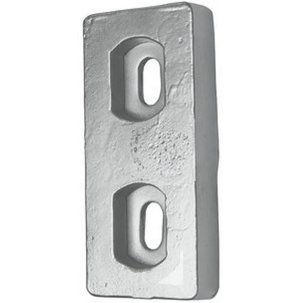 Tecnoseal 1.46kg Hull Anode Silber 150 x 69 x 25 mm von Tecnoseal