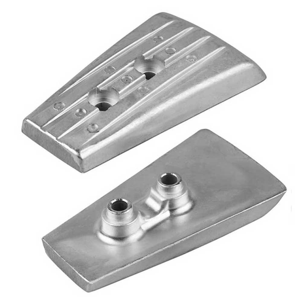 Tecnoseal Dph/dpr Aluminium Leg Plate Silber 130 x 78 x 49 mm von Tecnoseal