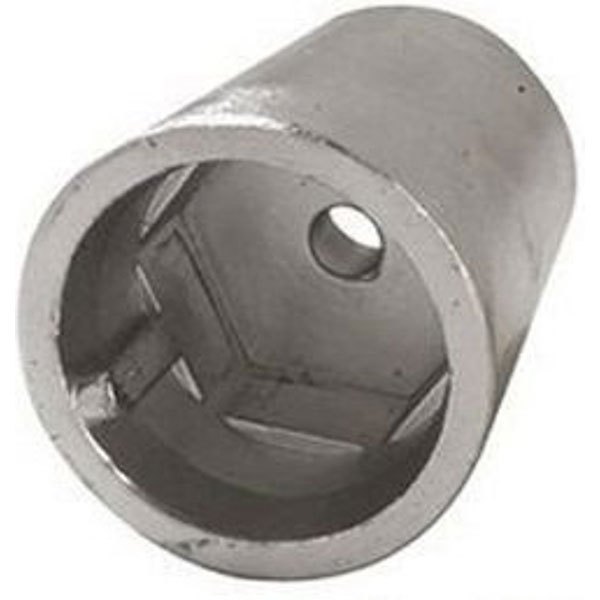 Tecnoseal Radice Shaft Hexagonal Anode Silber 50 mm von Tecnoseal