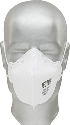 Feinstaubmaske FFP2 mit justierbarem Nasenflügel von Tector