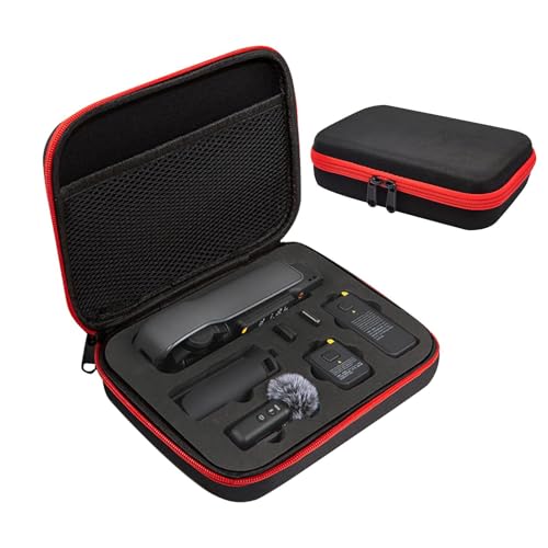 Tedious Aufbewahrungstasche für DJI Osmo Pocket 3 | Stoßfeste Hartschalen Tragetasche mit Trageband für Kamera und anderes Zubehör | Tragbare Schutztasche, Videokamera-Zubehör für Pocket 3 von Tedious