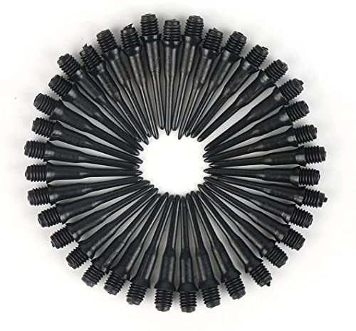 Teegxddy 300 Stück Plastik-Dartspitzen für elektronische Darts, Soft-Dart-Spitze, Dart-Spitze, Plastik-Dart-Spitze,schwarz von Teegxddy