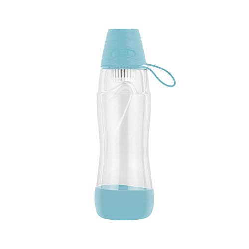 Teesa Unisex-Youth Pure Water Filterflasche, Quiet Shade-Clematis Blue, 550 ml von Teesa